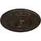 Ekena Millwork Neuveau Ceiling Medallion (Fits Canopies up to 6 3/8"), 24 1/4"OD x 2"P, Stone Hearth Crackle CM24NASHC - alternate 2